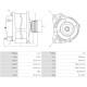 Alternator Nissan INTERSTAR 2.2-1