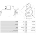 Starter BMW 520 2.2-1