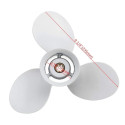 Propeller Yamaha 9.9 to 15HP 2-Stroke and 4-Stroke 9 1/4 X 12