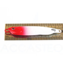 Sea fishing jig 40g red and white Pospho