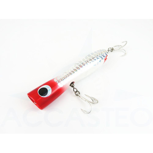 Popper for big game fishing 120G Red and White